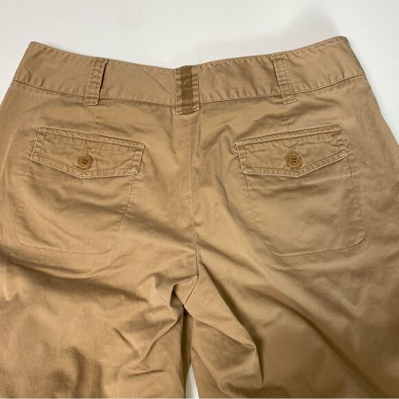 Talbots Signature Tan Chino Capri Jogger Pants Women's Size 4 - Picture 6 of 15